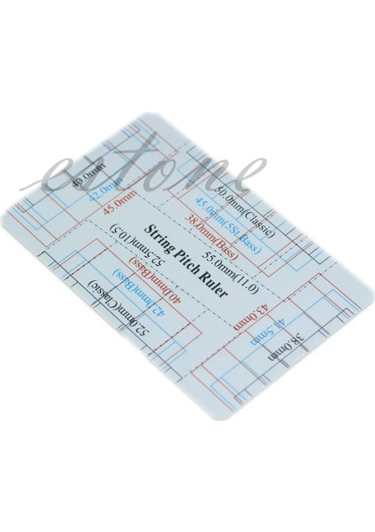 2021 Yeni Gitar Bas Dize Pitch Cetvel Ölçer Dize Eylem Ölçüm Gitar Luthier Aracı (Yurt Dışından) fiyatları