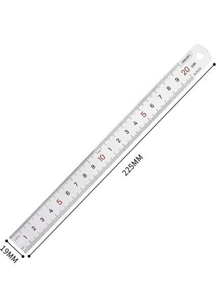 20CM Tarzı Çelik Cetvel Düz Cetvel 15CMCMCM Paslanmaz Çelik Ölçme Aracı Çelik Cetvel Ağaç Işleme Çizim Çizim Aracı (Yurt Dışından)