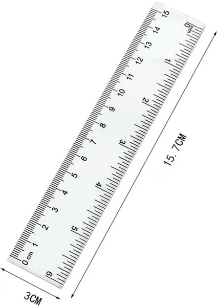 15CM Tarzı Çok Fonksiyonlu Geometrik Şablon Cetvel Çizim Cetvel Ölçme Aracı Okul Ofis Malzemeleri (Yurt Dışından)
