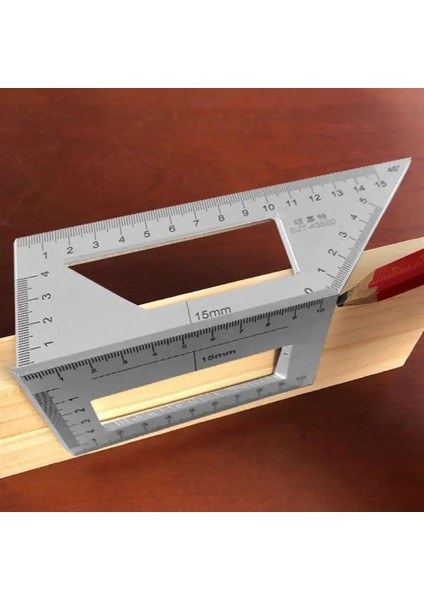 Bir Stil Çok Fonksiyonlu Kare Alüminyum Alaşım Derece Ölçer Açı Cetvel Ölçer Cetvel Araçları ile Ağaç Işleme Aracı Ölçme (Yurt Dışından) indirimleri