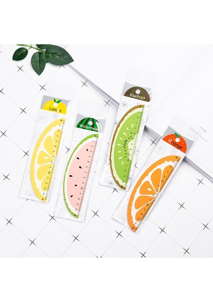 Turuncu Tarzı 15 cm Kawaii Karikatür Meyve Karpuz Ahşap Cetvel Ölçme Düz Cetvel Aracı Promosyon Hediyelik Kırtasiye (Yurt Dışından) indirimleri