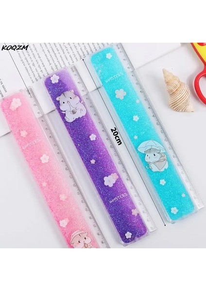 A5 Stili Sevimli Kız Cetvel Akış Kum Cetvel Yağ Akış Cetvel Tatlı Cetvel Kız Çizim Şablonu Ofis Okul Kız Öğrenciler Cetvel (Yurt Dışından) fırsatları