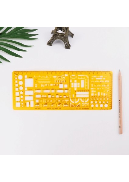 No.86 Stili 23 Stil K Reçine Profesyonel Evrensel Mobilya Inşaatı Mimari Şablon Cetvel Çizim Şablonu Ölçme Aracı (Yurt Dışından) indirimleri