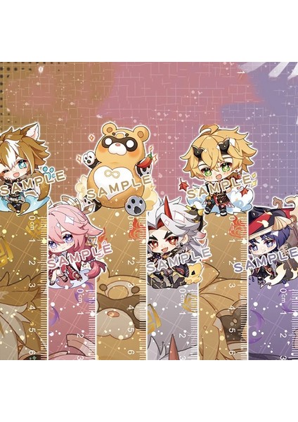 No.9 Tarzı Anime Oyun Cetveller Karikatür Ge Etki Cetvel Kawaii Şekil Çalışması Animasyon Çevre Birimleri Nötr Yazı Malzemeleri Kırtasiye (Yurt Dışından) modelleri
