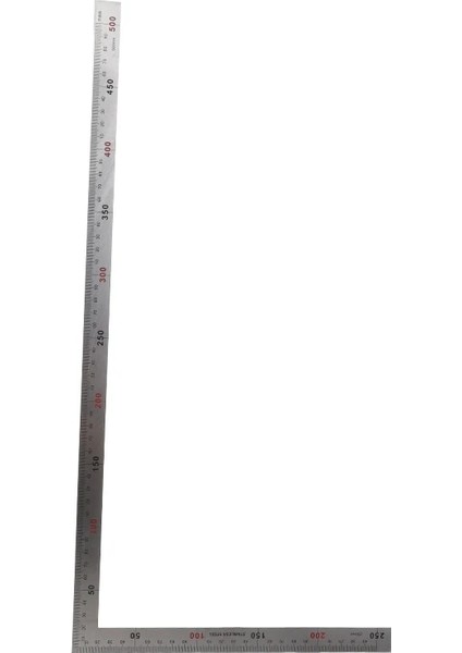 1,2 mm Kalınlığında 15X30 cm Stili Paslanmaz Çelik L Şekli Cetvel Çift Taraflı Cetvel Ölçme Aracı Metal Ofis Okul Malzemeleri Için Düz 90 Derece Açı Cetvel (Yurt Dışından)