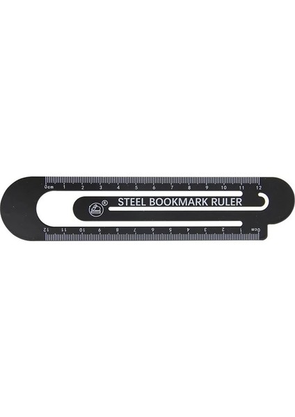 Siyah 12CM Tarzı 12CM Beyaz Siyah Renk Çelik Imi Cetvel, Cep Boyu Iletki Cetvel Metal Klip Kırtasiye Ofis Okul Öğrencisi F593 (Yurt Dışından)