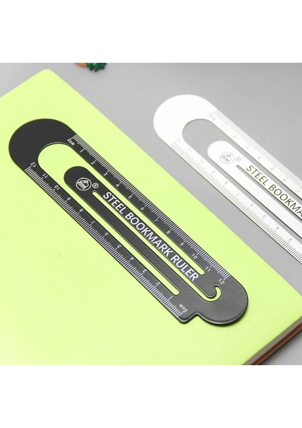 Siyah 12CM Tarzı 12CM Beyaz Siyah Renk Çelik Imi Cetvel, Cep Boyu Iletki Cetvel Metal Klip Kırtasiye Ofis Okul Öğrencisi F593 (Yurt Dışından)