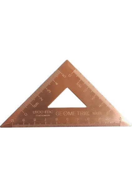 K-Pirinç Tarzı 20CM Pirinç Dalga Düz Cetvel Bakır Dalga Okul Çocuklar Hediye Seti Ölçü Araçları 15CM18CM Metal Bakır Cetvel Kırtasiye Aksesuarları (Yurt Dışından)