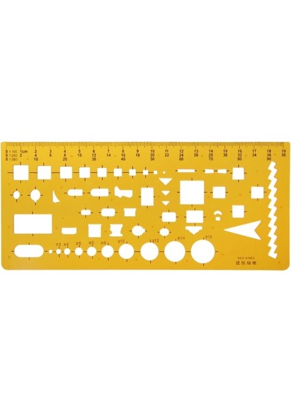 5AC1100476 Stili Elips Oval Şablon Geometri Üniversite Matematik Ölçme Aracı Stencil Cetvel Öğrenci Dxab (Yurt Dışından) fırsatları