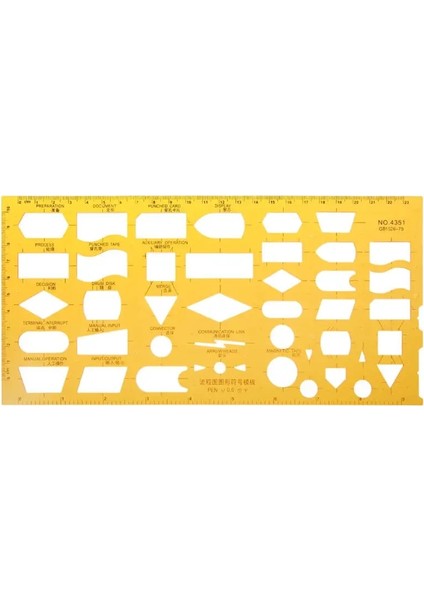 No.99 Tarzı 23 Stil K Reçine Profesyonel Evrensel Mobilya Inşaatı Mimari Şablon Cetvel Çizim Şablonu Ölçme Aracı (Yurt Dışından) fiyatları