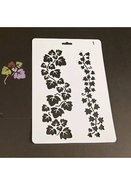 No.1 Tarzı 12 Stilleri Dıy Içi Boş Çiçek Çizim Manuel Boyama Kurulu Şablon Cetvel Stencil Simgesi Aracı Boyama Öğretim Araçları Hediye Sıcak (Yurt Dışından)