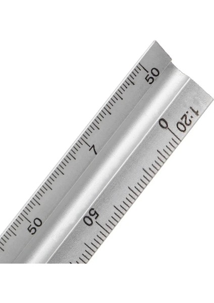 30CM Alüminyum Metal Üçgen Ölçekli Mimar Mühendis Teknik Cetvel 12" (Yurt Dışından) modelleri