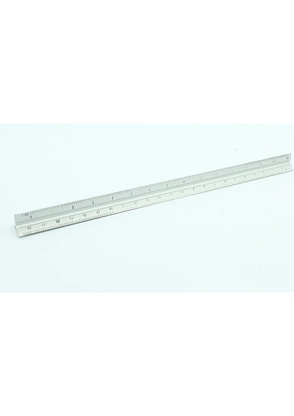 Plastik Küçük Stil Yüksek Li 30CM Alüminyum Metal Üçgen Ölçekli Mimar Mühendis Teknik Cetvel 12 "üçgen Ölçekli Cetvel (Yurt Dışından) fiyatları