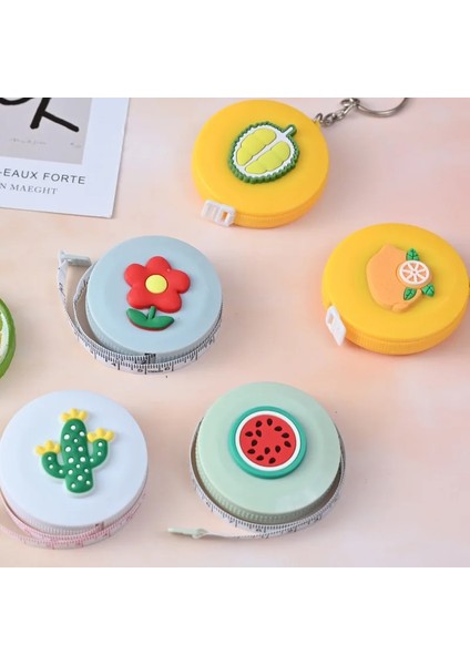 No.14 Tarzı Sevimli Meyve Hayvanlar Bant ile Karikatür Mini Tapeline Çok Fonksiyonlu Taşınabilir Yumuşak Cetvel Ölçü Aracı Dikiş Gadget'ı (Yurt Dışından) modelleri