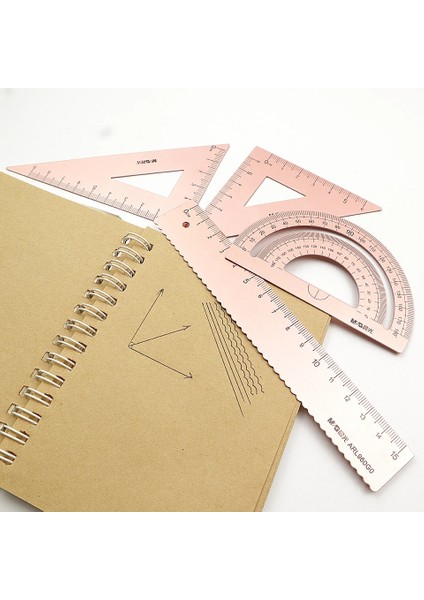 1 Mavi Stil Yeni Alüminyum Cetvel Alüminyum Iletki Öğrencileri Matematik Geometri Metal Kırtasiye Cetvel Seti Ofis Okul Malzemesi (Yurt Dışından) indirimleri