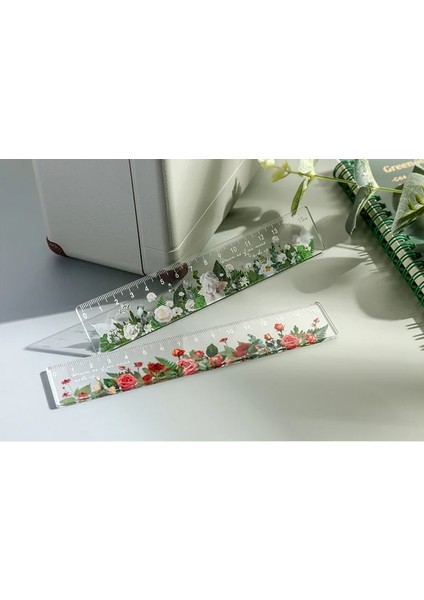 Turuncu Tarzı 15CM Papatya Gül Cetvel Şeffaf Diy Çizim Araçları Öğrenci Çiçek Akrilik Ölçme Cetveller Taze Basit Okul Ofis Malzemeleri (Yurt Dışından) indirimleri
