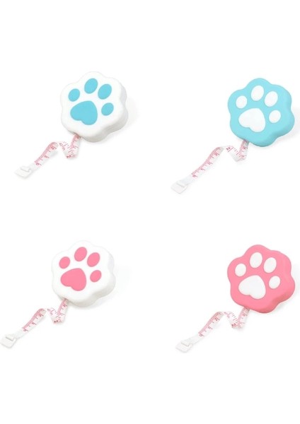 Pembe Stil Mini Kedi Pençesi Şeklinde Geri Çekilebilir Vücut Ölçü Bandı Basmalı Düğmeli Geri Çekme Vücut Bezi Dikiş Terzileri Için Ölçme Bandı (Yurt Dışından) fırsatları