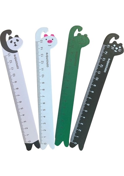 Kırmızı Stil M Cetvel Ahşap Öğrenci Kırtasiye Ölçme Cetvel Kurbağa Panda Hayvan Doğum Günü Hediyesi Ödül Çizim Aracı Okul Malzemeleri (Yurt Dışından) fırsatları