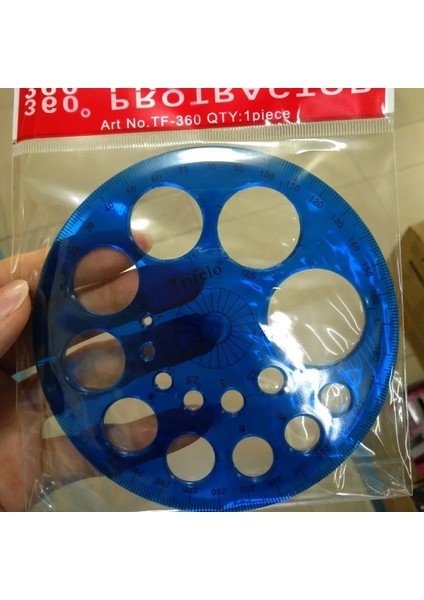 Ellen Brook Tationery 360 Derece Yuvarlak Cetvel Şeffaf Daire Ofis Okul Hazırlama Tedarik Iletki Şablonu (Yurt Dışından) fiyatları