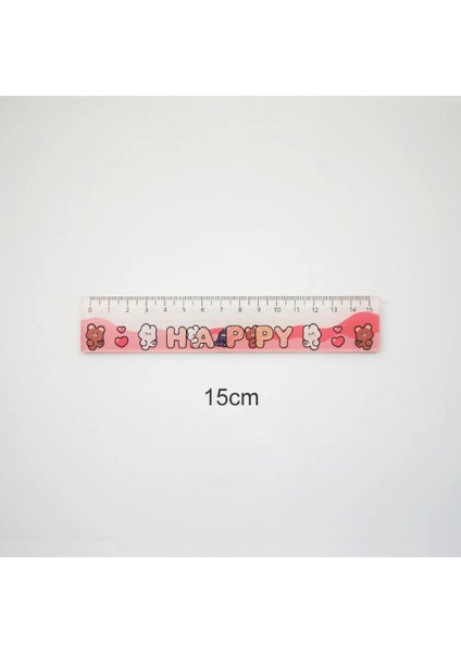 15CM Tarzı 2022 Yeni Lastik Ince Örgü Iğne Ölçer Inç cm Cetvel Daire Geometrik Şablon Cetvel Stencil Ölçü Öğrenci Cetvel (Yurt Dışından)