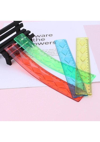 1pc Yumuşak 20CM Cetvel Çok Renkli Esnek Yaratıcı Kırtasiye Kuralı Okul Arzı (Yurt Dışından) fiyatları