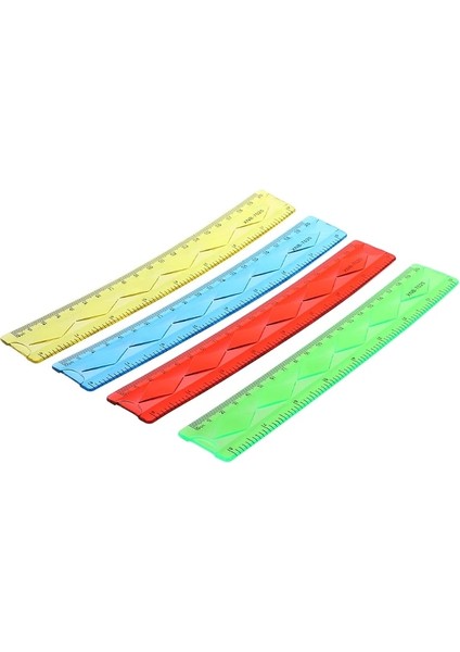 1pc Yumuşak 20CM Cetvel Çok Renkli Esnek Yaratıcı Kırtasiye Kuralı Okul Arzı (Yurt Dışından) fırsatları