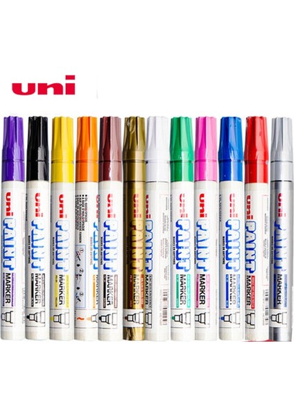 Beyaz 1 Adet Tarzı Uni Renkli Sanat Marker Kalem Boya Işaretleyici Okul Kırtasiye Ofis Malzemeleri Işaretleme Kalemi Kalıcı Boya Sanat Işaretleme Kalemleri Px-20 (Yurt Dışından) fiyatları