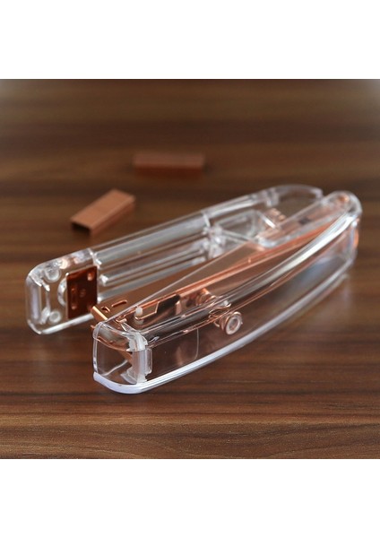 1x Zımba Gül Altın Stili Şeffaf Zımba Metal 12 # Taples Için Fit Gül Gümüş Renk Ofis Aksesuarları Okul Kırtasiye Kağıt Ciltleme Malzemeleri (Yurt Dışından) fırsatları