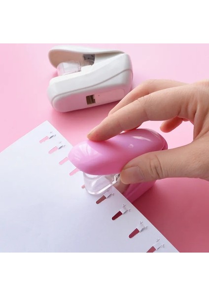 Pembe Tarzı Zımbasız Zımba Kademesi Kağıt Zımbalama Zımbası Ciltleme Zımbasız Zımba Zımbasız Zımba Ofis Aksesuarları Basamak (Yurt Dışından) fiyatları