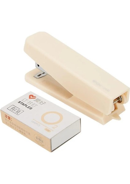 Yeşil Stil Zımbalı Saf Renkli Mini Zımba Seti 10 # Ofis Ciltleme Aracı Okul Bağlayıcı Öğretmen Malzemeleri (Yurt Dışından)