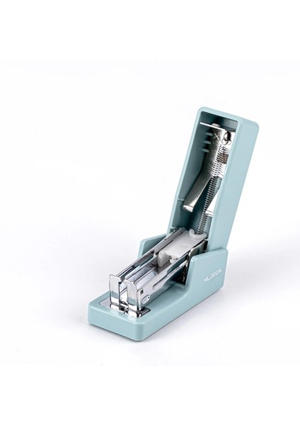 Blue-1box Zımba Stili Nusign Mini Zımba Küçük Zımba Taşınabilir Ofis El Emek Tasarruflu Zımba Ciltleme Aracı Öğrenciler Kırtasiye Aksesuarları (Yurt Dışından)