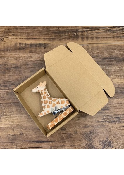 Mavi Stil El Yapımı Hayvan Şekli Mini Zımba Ofis Yaratıcı Ahşap Kırtasiye Günlük Zımba Beyaz Kaz Balık Sincap Köpek Kedi Desen (Yurt Dışından) indirimleri