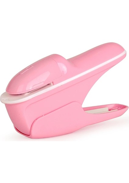 Pembe Tarzı Hiçbir Zımba Çivi Ücretsiz Zımba Mini Sevimli Kağıt Kitap Ciltleme Zımbalama Makinesi Zımbasız Zımba Kırtasiye Ofis Malzemeleri (Yurt Dışından)