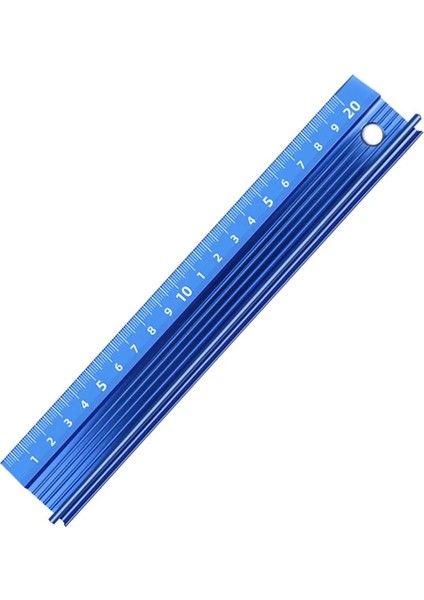 200MM Tarzı Kaymaz Alüminyum Alaşımlı Çizim Cetvel Birbirine Kalibrasyon Ölçeği Cetvel Çizim Araçları Mimar Ölçekli Cetvel (Yurt Dışından)