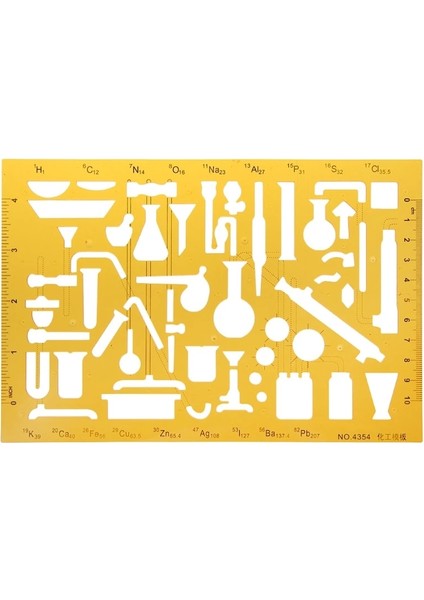 5AC1100496 Stili Profesyonel Mimari Şablon Cetvel Çizim Şablonu Ölçme Aracı Öğrenci W8ED (Yurt Dışından)