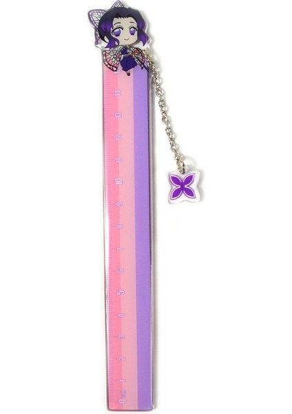 OSS21868DS7 Stili Anime Demon Slayer: Kimetsu Hiçbir Yaiba Ölçme Cetvel Kamado Tanjirou Cosplay Ölçek Öğrencileri Karikatür Ölçü Düz Cetvel Hediye (Yurt Dışından)