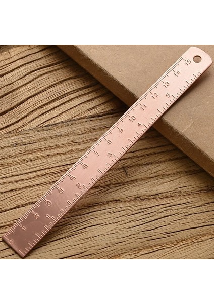 12CM Kırmızı Bakır Tarzı 15CM 18CM 20CM Pirinç Düz Cetvel Metal Boyama Araçları Chancery Geometrik Metal Çizim Kiti Imi Kırtasiye (Yurt Dışından)
