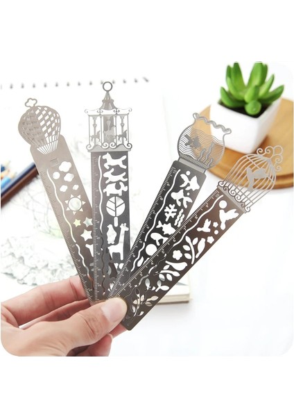 D Stili Ute Kawaii Yaratıcı At Birdcage Hollow Metal Imi Cetvel Çocuklar Için Öğrenci Hediye Okul Malzemeleri (Yurt Dışından) fiyatları