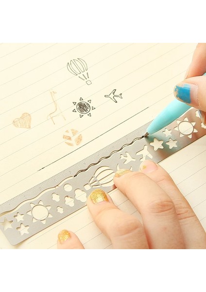 D Stili Ute Kawaii Yaratıcı At Birdcage Hollow Metal Imi Cetvel Çocuklar Için Öğrenci Hediye Okul Malzemeleri (Yurt Dışından) indirimleri