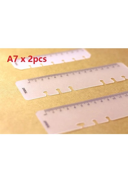 2 Adet Stil Için A7 Siyah Harphia Today Cetvel A5 A6 A7 Pp Mat Buzlu Planlayıcı Gündem Dokibook For 6 Delikli Gevşek Yaprak Spiral Defter Düzenleyici (Yurt Dışından)