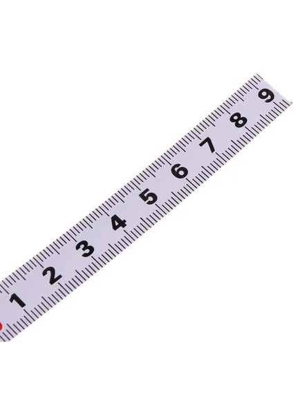 5m Tarzı Gönye Testere Parça Mezura Kendinden Yapışkanlı Destekli Metrik Çelik Cetvel M (Yurt Dışından)