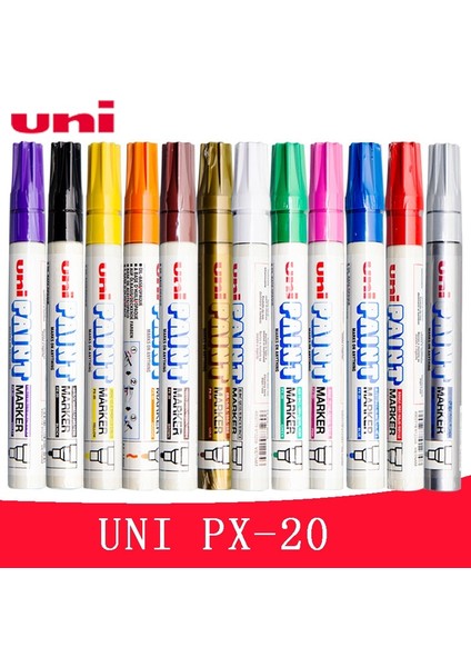 Yeşil Stil 1 Parça Mitsubx Renkler Su Geçirmez Araba Lastiği Lastik Sırtı Kauçuk Metal Kalıcı Boya Marker Kalem (Yurt Dışından)