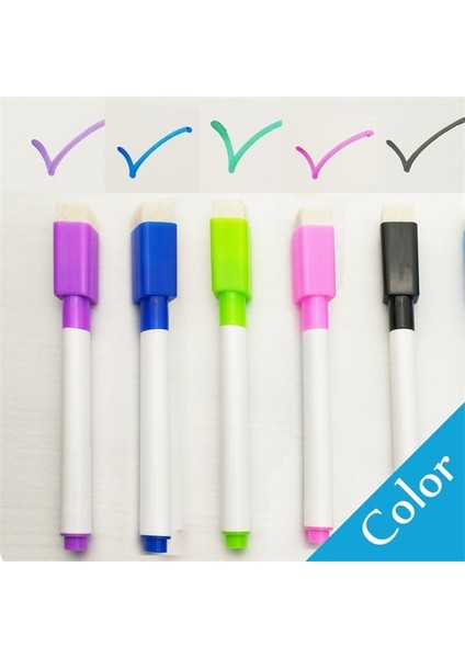 Renkli 5 Adet B Stili Çok 8 Renkli Beyaz Tahta Kalem Seti Silinebilir Marker Kalem Beyaz Tahta Cam Çocuklar Için Çizim Ofis Toplantı Okul Öğretmeni (Yurt Dışından)