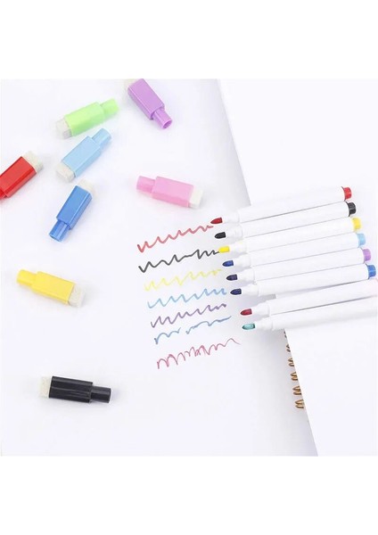Renkli 5 Adet B Stili Çok 8 Renkli Beyaz Tahta Kalem Seti Silinebilir Marker Kalem Beyaz Tahta Cam Çocuklar Için Çizim Ofis Toplantı Okul Öğretmeni (Yurt Dışından) indirimleri