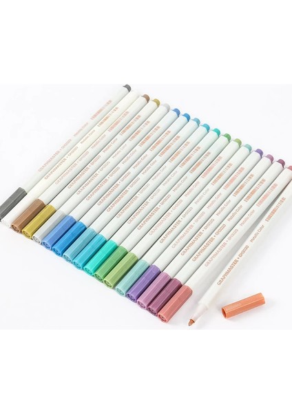 18 Adet Akrilik Boya Kalemleri Premium Akrilik Kalemler Işaretleyici Dıy Yazma Taşları Cam Karalama Defteri Tebrik Kartları Hediyeler Eğitim Sationery (Yurt Dışından) modelleri