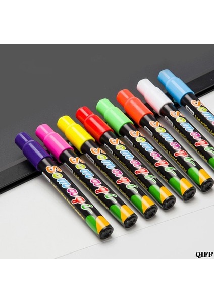 Bırak Gemi ve Fosforlu Kalem Floresan Sıvı Tebeşir Marker Neon Kalem LED Yazı Tahtası Karatahta Cam Boyama 4 Haziran (Yurt Dışından) fiyatları