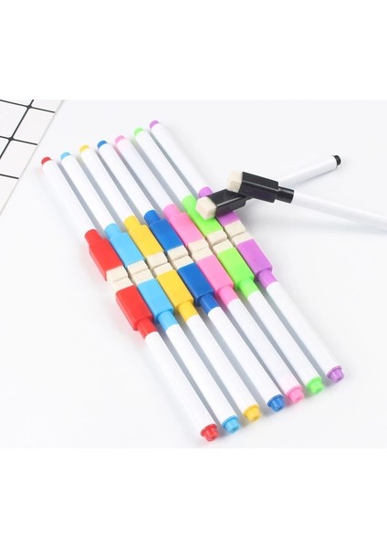 Renk 5 Adet A Stili Çok 8 Renkli Beyaz Tahta Kalem Seti Silinebilir Marker Kalem Beyaz Tahta Cam Çocuklar Için Çizim Ofis Toplantı Okul Öğretmeni (Yurt Dışından) modelleri