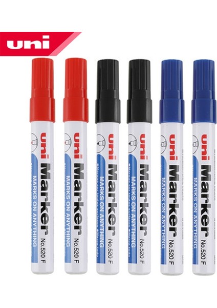 Mavi Stil 6 Adet/grup Mitsubishi Uni 520F Yuvarlak Uçlu 3 mm Işaretleme Kalemleri 3 Renk Seçimi Ofis Okul Malzemeleri (Yurt Dışından) fiyatları