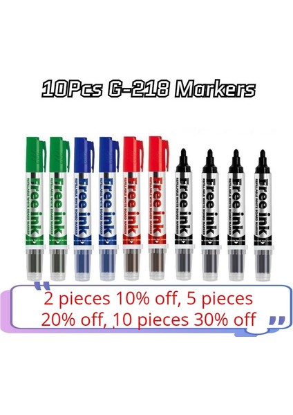 10 Adet Kırmızı Stil Gxin G Adet Silinebilir Beyaz Tahta Işaretleyicileri, Ücretsiz Sg, Değiştirilebilir Dolum, Fiber Uç, Su Bazlı Mürekkep, Okul Toplantısı Malzemeleri. (Yurt Dışından) fiyatları