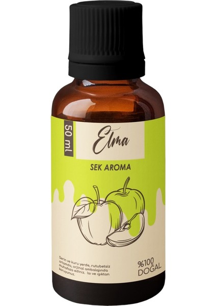 Yeşil Elma Vodka Kiti- Yeşil Elma Votka Aroması 50 ml (5 Lt Uyumlu)